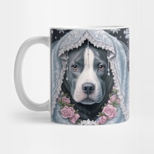 Staffy In A Dress Mug